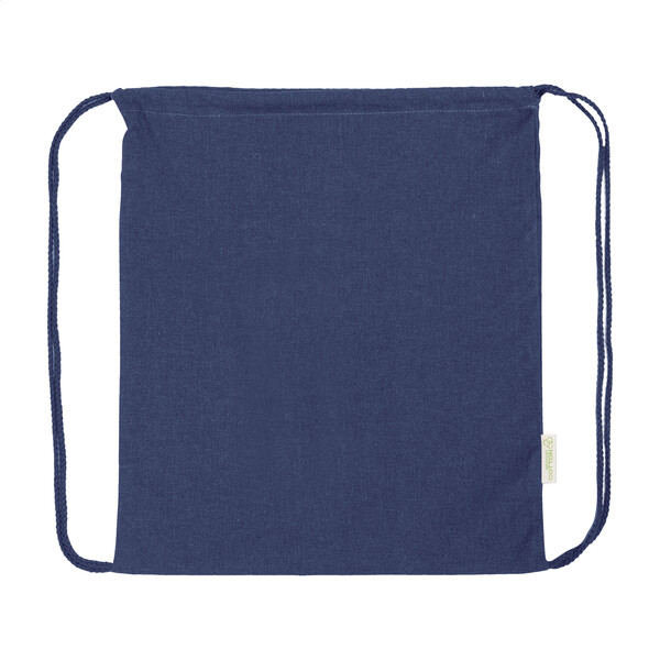 Sac piscine en coton recyclé Dropex - Bleu