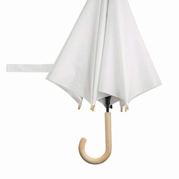 Automatic Stick Umbrella Lipsi - White