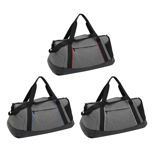 Sporttasche Split Gym - Grau / Weiß