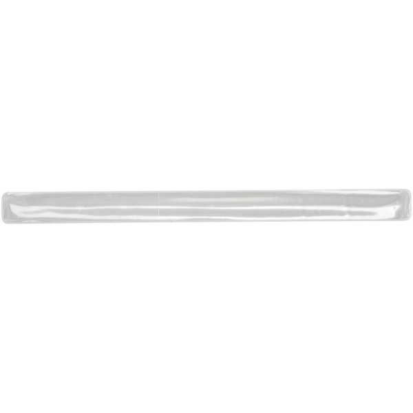 RFX™ 38 cm reflective PVC slap wrap - White