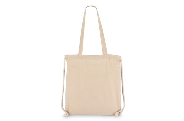 Baumwoll-Tragetasche mit Kordelzug OEKO-TEX® 38 x 42cm 140g/m²