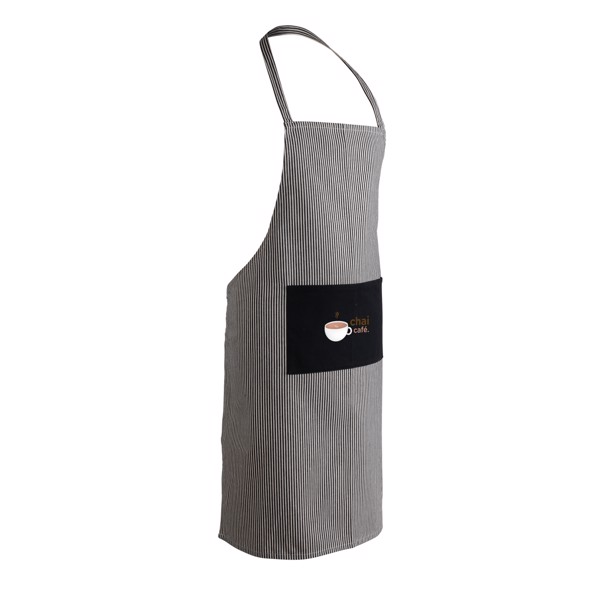 Ukiyo deluxe apron recycled cotton, 280gr - Black