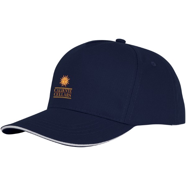 Ceto 5 panel sandwich cap - Navy