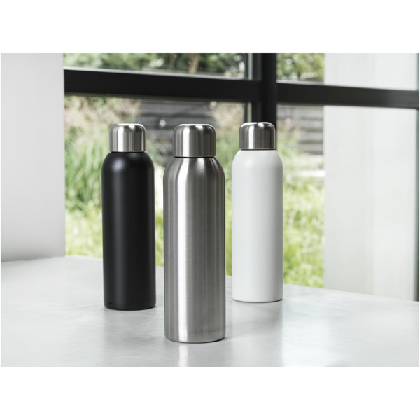 Garrafa de água de aço inoxidável com certificação RCS de 820 ml "Guzzle" - Branco