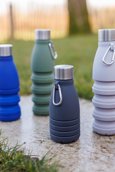 Foldable bottle Erin | 550 ml - grey