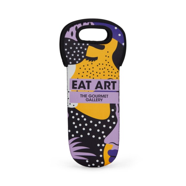Sublimated neoprene wine holder - Full colour
