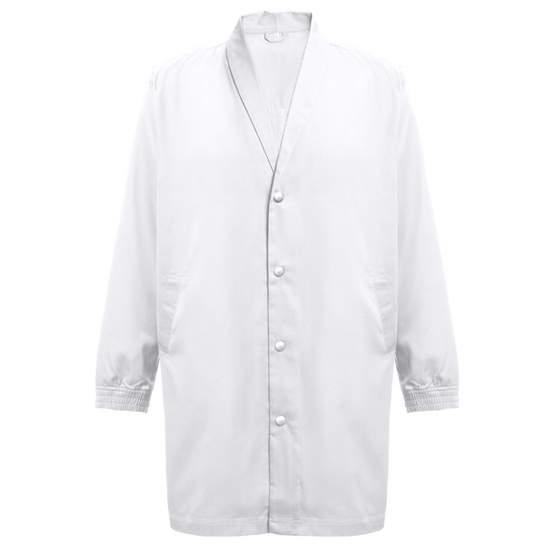 THC MINSK WH. Cotton and polyester workwear jacket. White - White / L