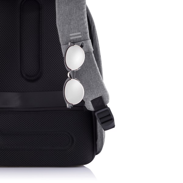 Bobby Hero Regular, Anti-theft backpack - Grey / Black