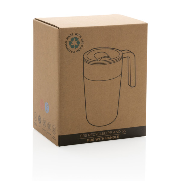 Reciklirana skodelica Xd Collection, 480 ml - Bela