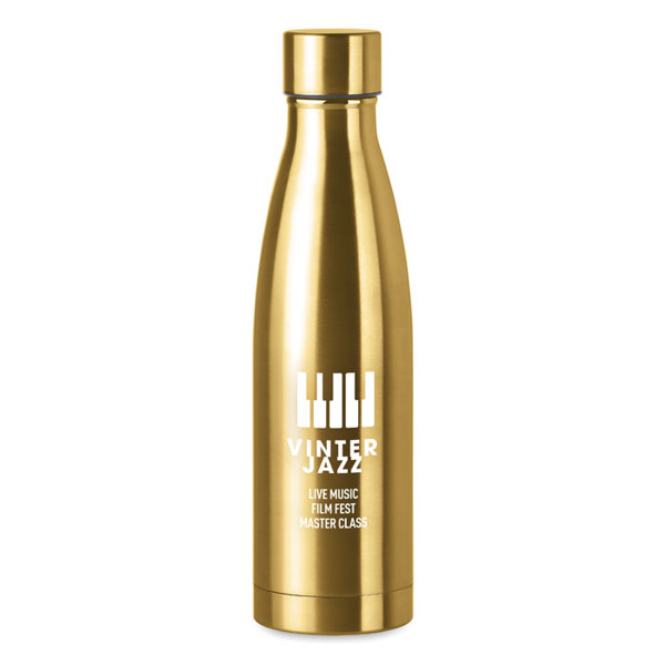 Double wall bottle 500ml Belo Bottle - Matt Gold