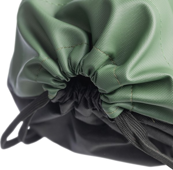 Mochila com cordão em poliéster rPET (600D) Auri - Grey