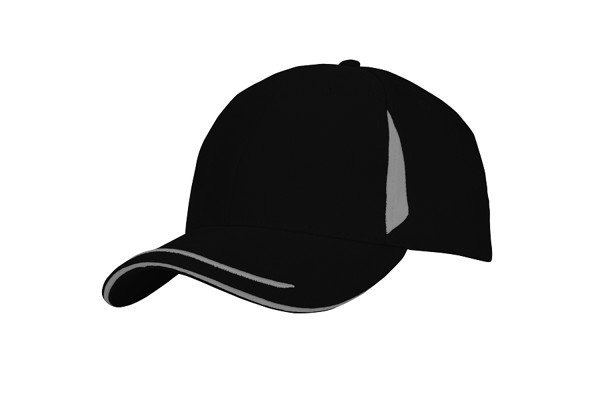 4098 - baseball cap - black/white