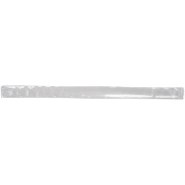 Brassard slap RFX™ réfléchissant de 44 cm en PVC - Blanc