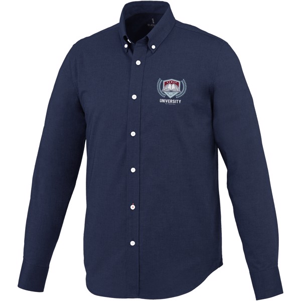 Camicia oxford Vaillant a manica lunga da uomo - Navy / XXL