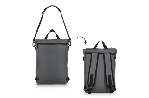 Sac à dos pour ordinateur portable PU Kyiv 28 x 42 x 12,5 cm - Gris