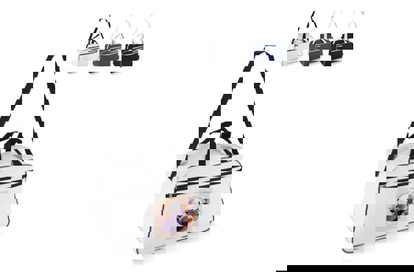 R-PET 600D Sport &amp; Travel bag 48 x 25 x 28 cm 30 L - White / Black