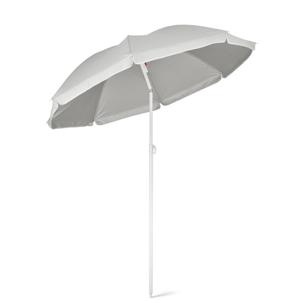 PARANA. 210T reclining parasol with silver lining - Light Grey