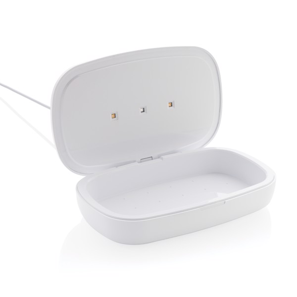 UV-C sterilizační box s bezdrátovým nabíjením 5W