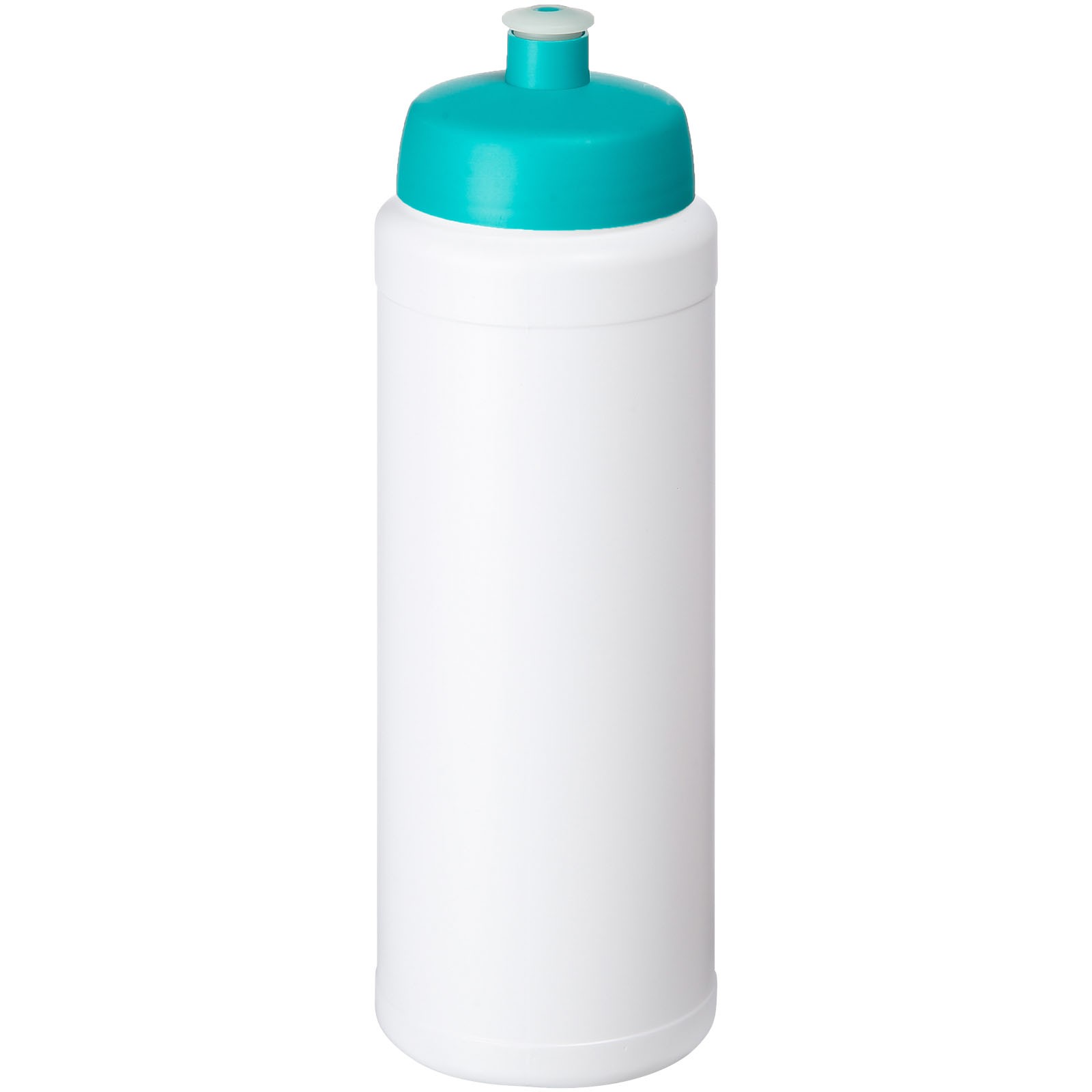 Bidon Baseline® Plus o pojemności 750 ml z wieczkiem sportowym - Biały / Morski