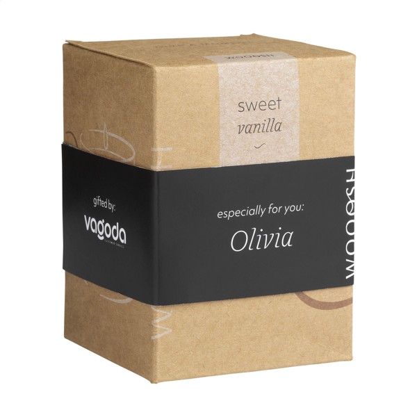 Wooosh Scented Candle Sweet Vanilla - White