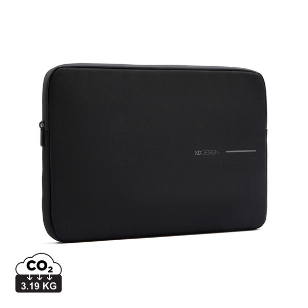 XD Design laptop sleeve 16in, rPET, waterproof zip