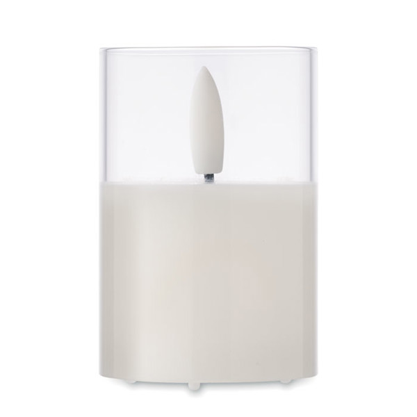 LED wax candle in glass holder Xandle