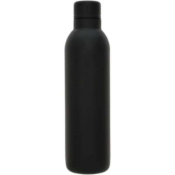 Thor 510 ml copper vacuum insulated water bottle - Solid Black