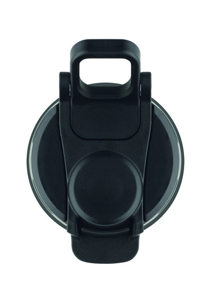 Foldable silicone sports bottle Lett - Black