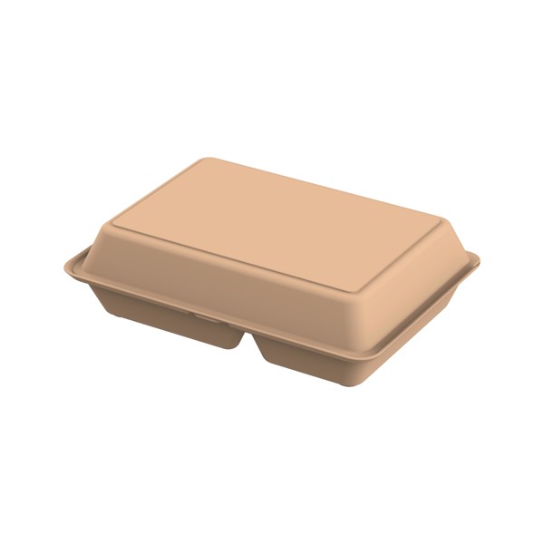 Meal Box "Togo" Xl, 3 Sections - Black