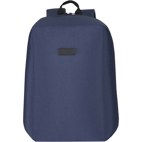 Sac à dos antivol pour ordinateur portable 15" Luma de 10 L en matériaux recyclés GRS - Marine