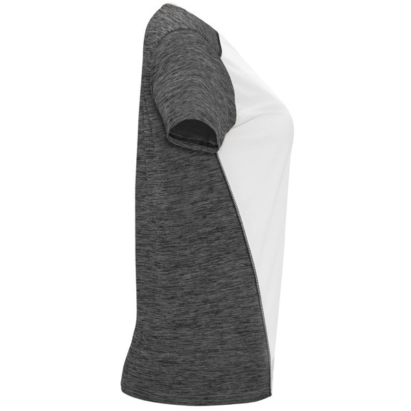 T-Shirt Zolder Woman - White/Heather Black / L