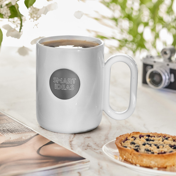 480 ml Pery ceramic mug - White