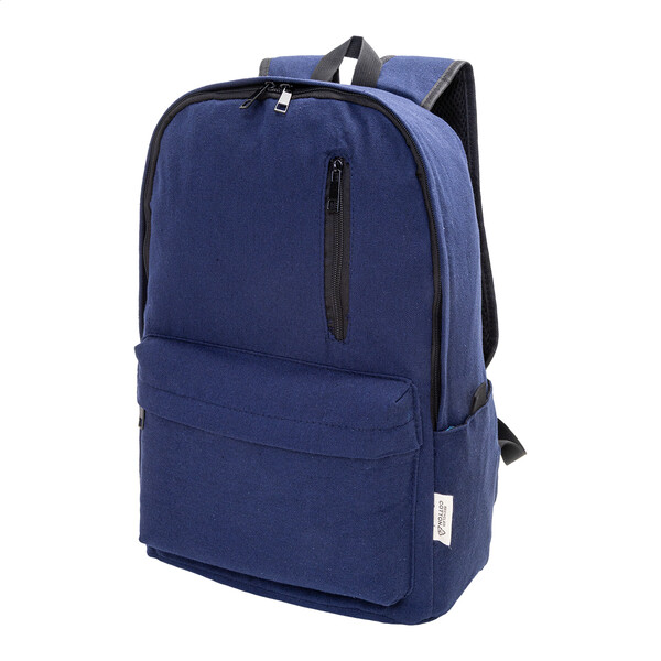 Sac à dos en canvas recyclé Recabak - Bleu