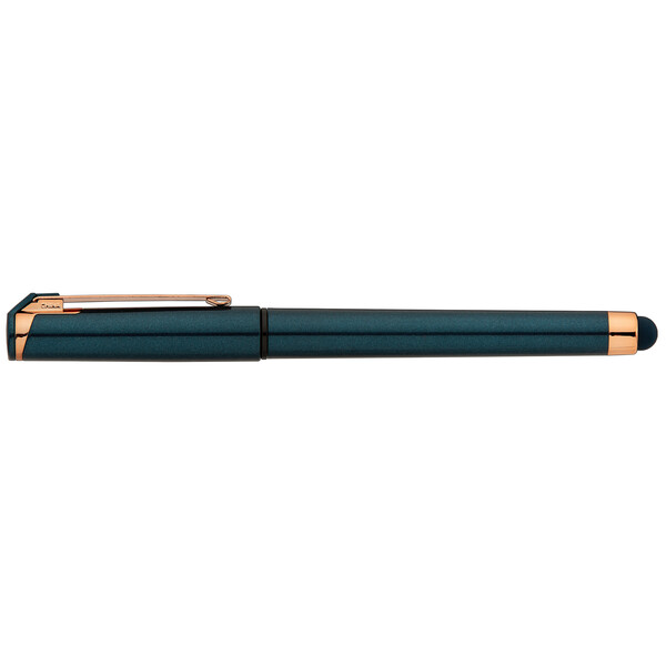 Stylo stylet Islander Gel Pearl Rose Gold - Bleu marine / Jet d’encre 4 couleurs