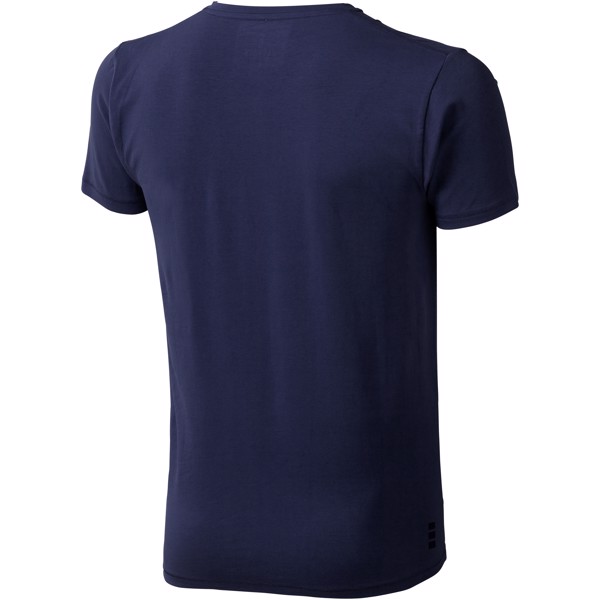 Kawartha short sleeve men's GOTS organic V-neck t-shirt - Navy / S