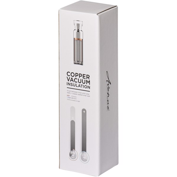 Bottiglia Thor con isolamento sottovuoto in rame da 650 ml - Nero