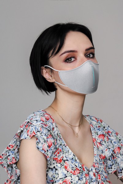 Xd Design mask set, ViralOff, Hyproof filter - Grey / Blue