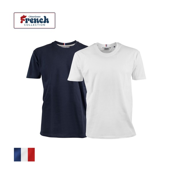 T-shirt Bio240g ALPHONSE - BLANC / L