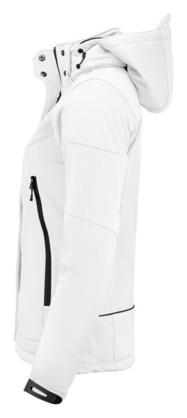 Printer Skeleton Ladies Softshell Jacket White XXL