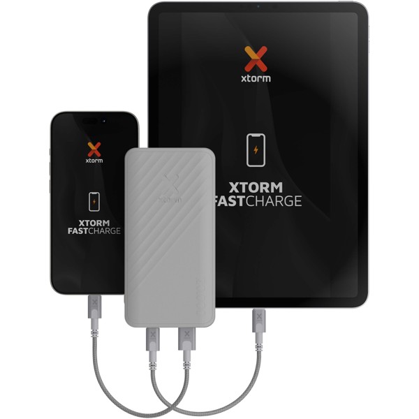 Xtorm XG220 Go2 15W 20.000 mAh Schnelllade-Powerbank - weiss