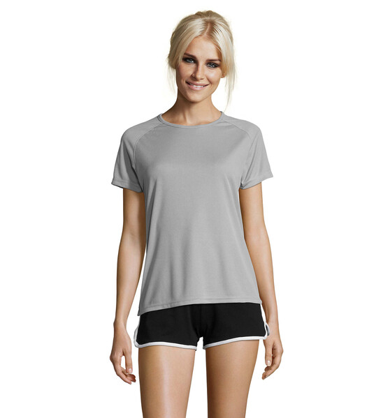 SPORTY T-SHIRT SENHORA 140g Sporty Women - Cinza PuroM