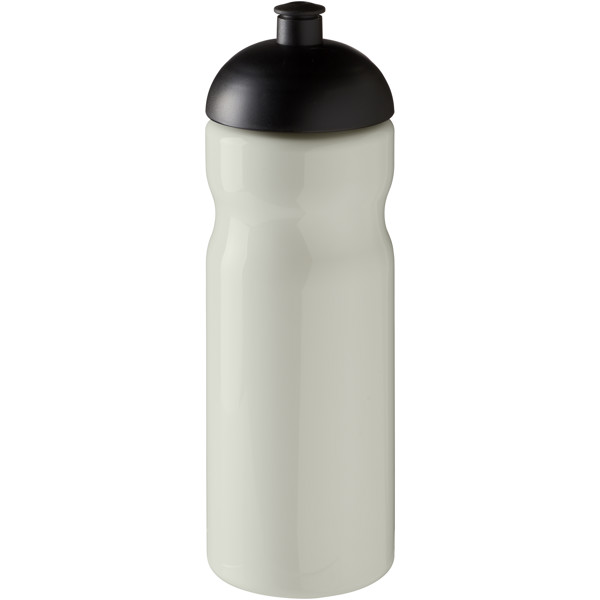 Borraccia sportiva H2O Active® Eco Base da 650 ml con coperchio a cupola -  Bianco avorio /