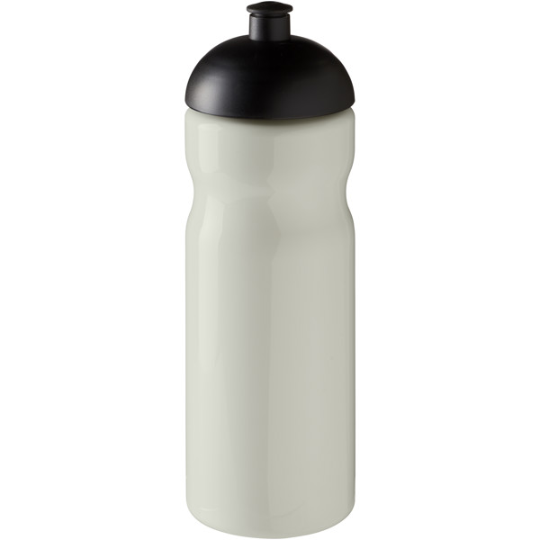 H2O Active® Eco Base 650 ml dome lid sport bottle - Ivory White / Solid Black