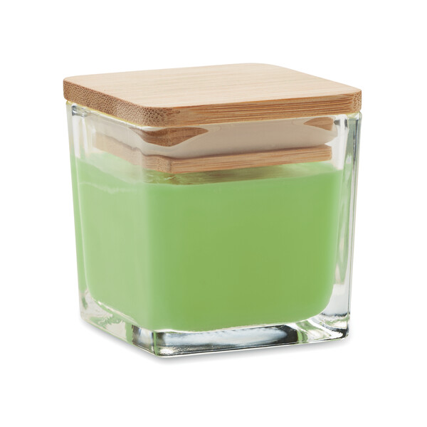 Lumânare parfumată pătrată 50gr Pila - Lime