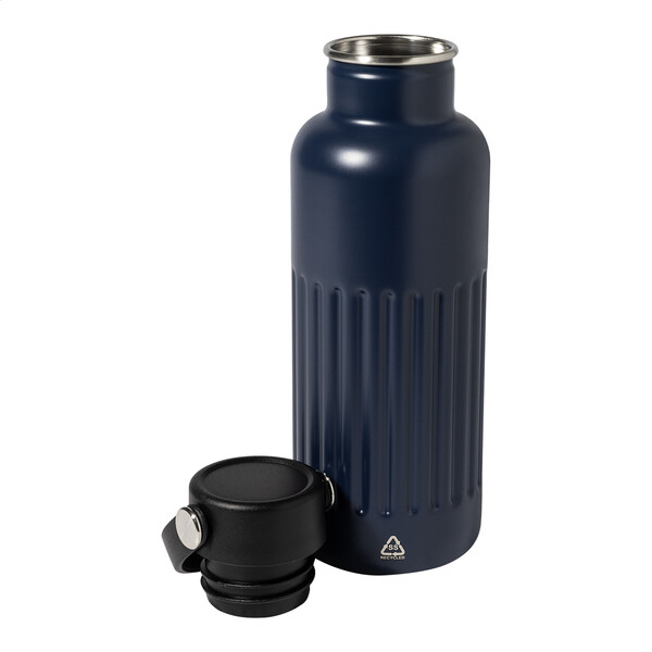 Bouteille isotherme Streaky Go - Bleu Foncé