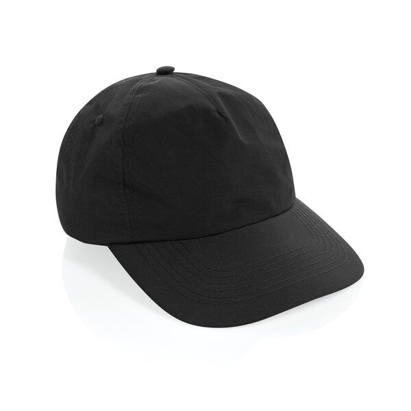 KENTO URBAN RCS recycled nylon 5 pnl adventure baseball cap - Black