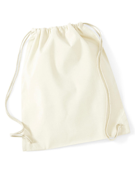 Recycled Cotton Gymsac - Black / ONE SIZE