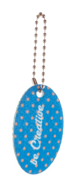 Custom Keyring Felty, Square - White
