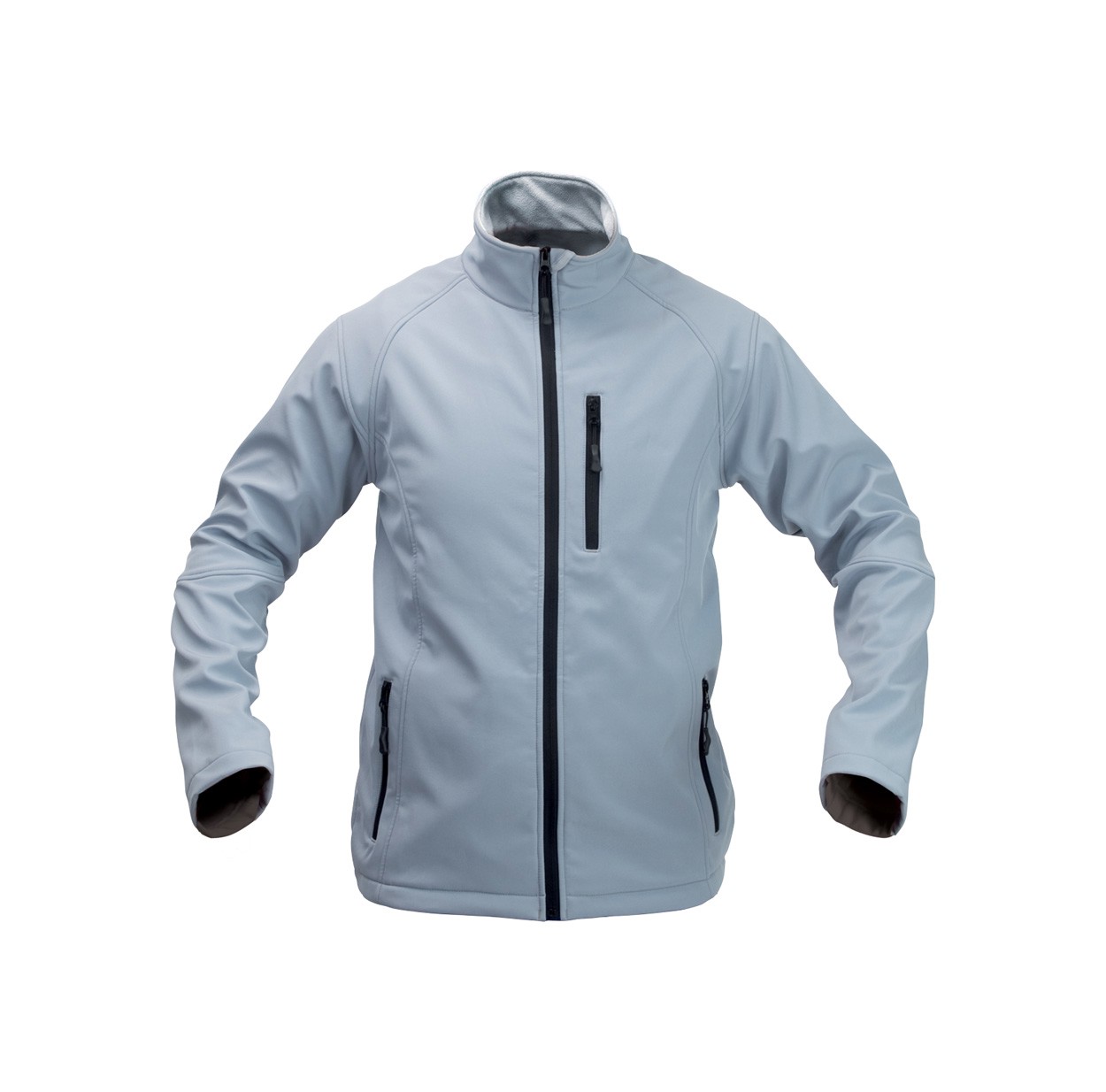Softshell Jacket Molter - Light Grey / Black / XL