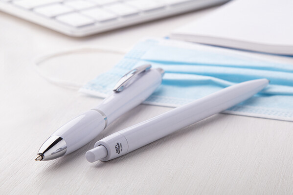Antibacterial Pen Leopard Clean - White